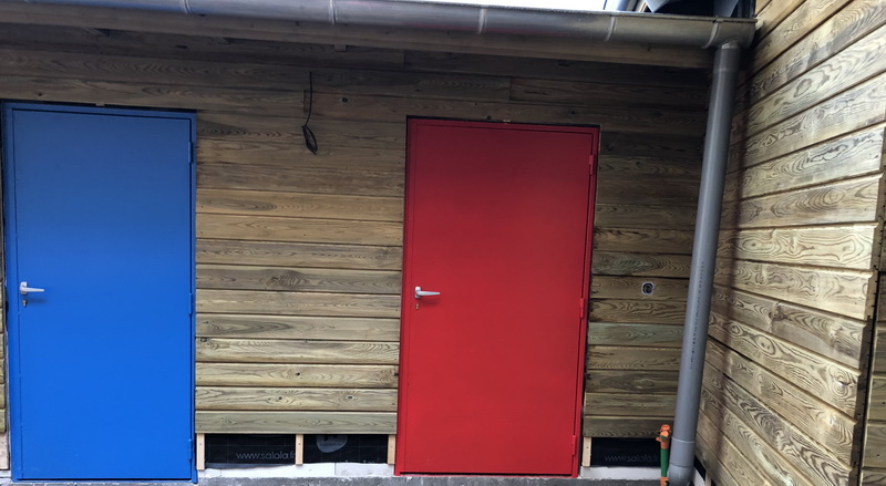 Groupe Pally : conception et pose portes métal etablissement scolaire