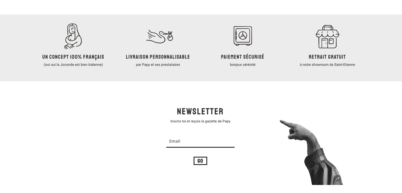 atelier de papy - creation site boutique en ligne