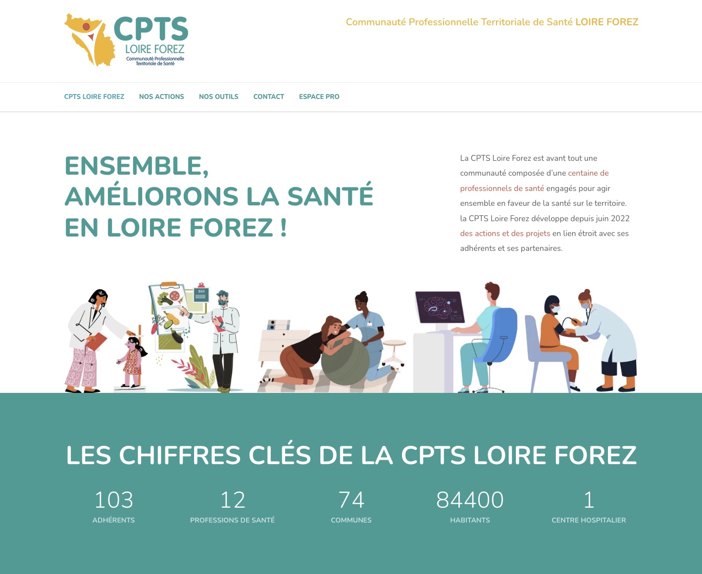 cpts loire forez - creation site internet