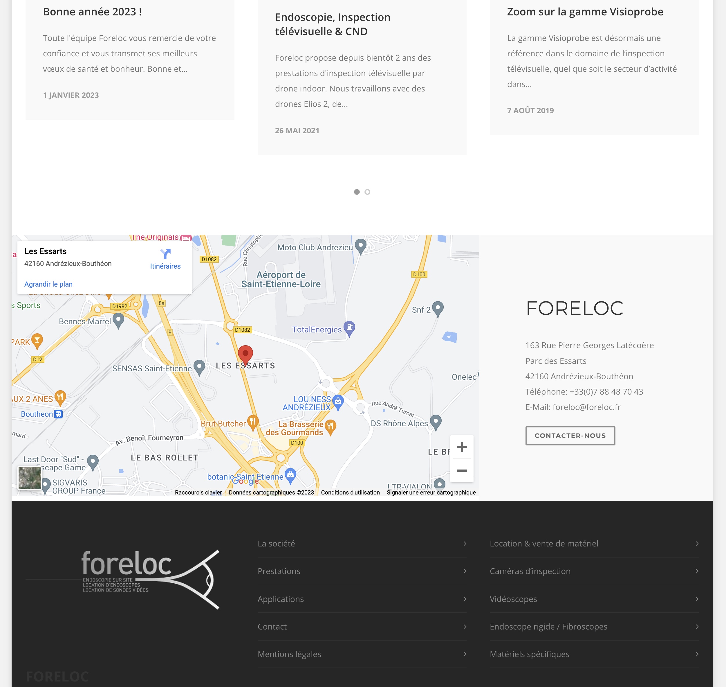 foreloc - creation site internet administrable