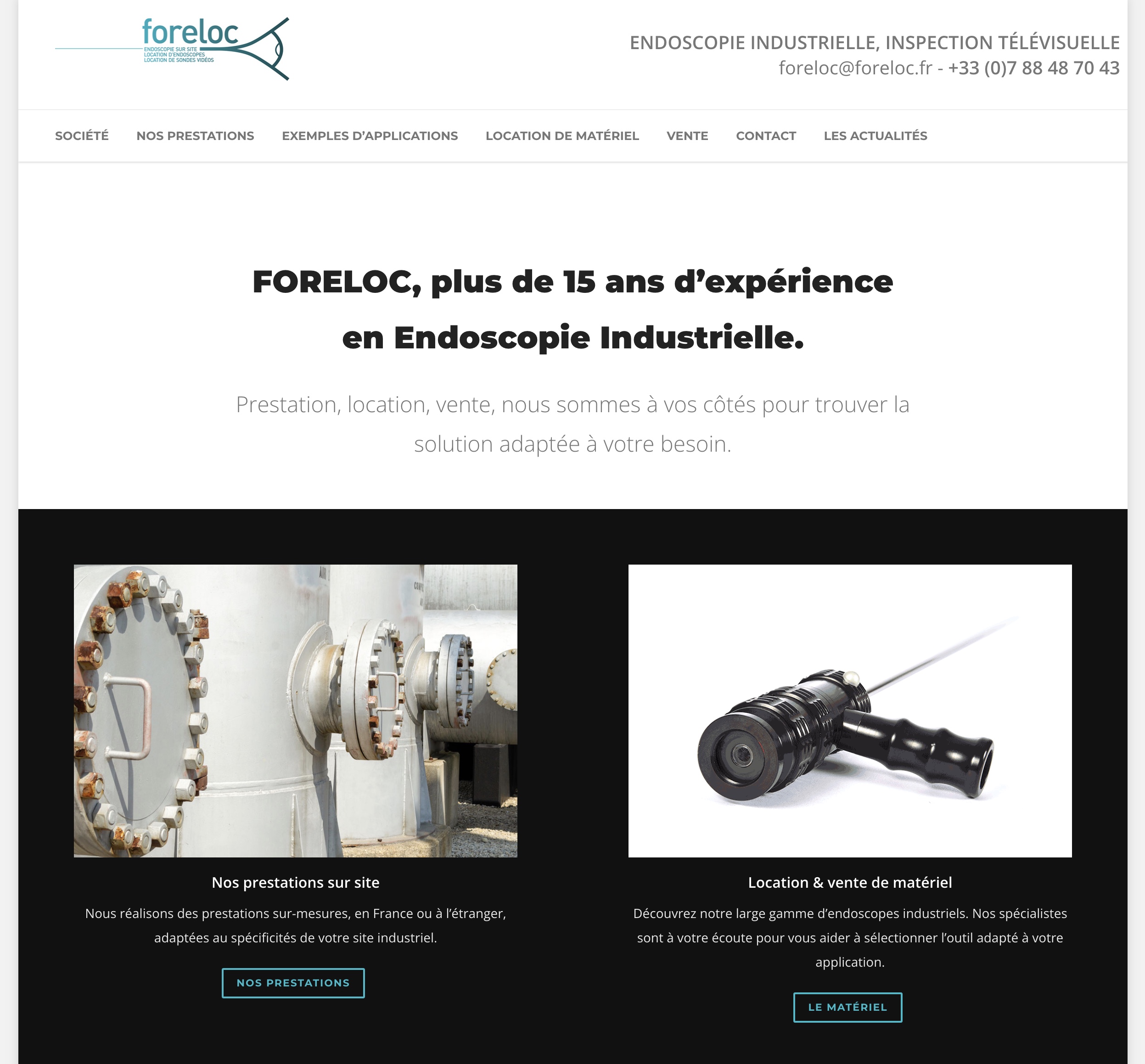 foreloc - creation site internet