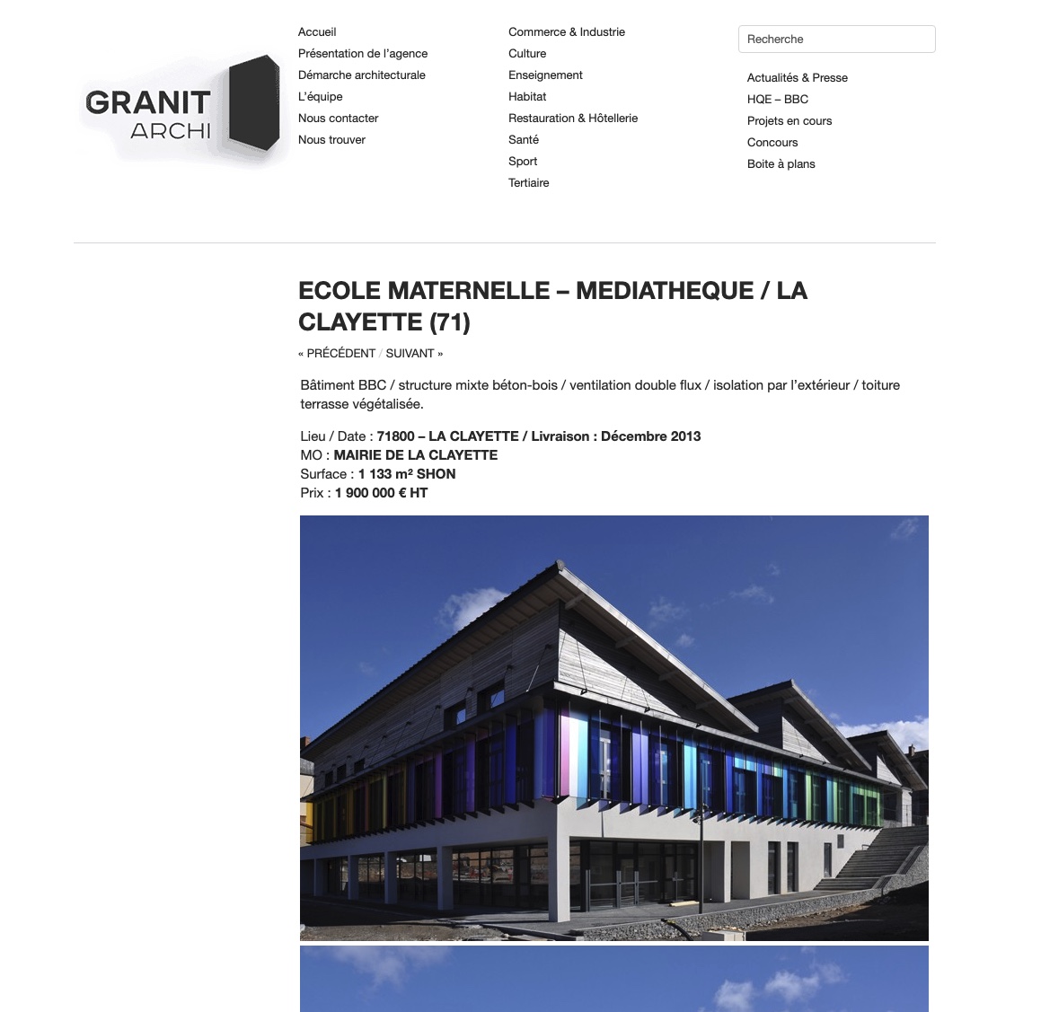 granit archi creation site internet wordpress