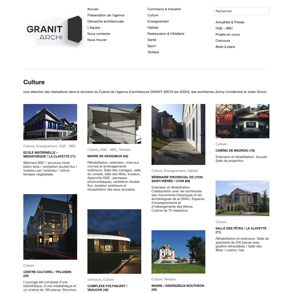 granit archi - creation site internet